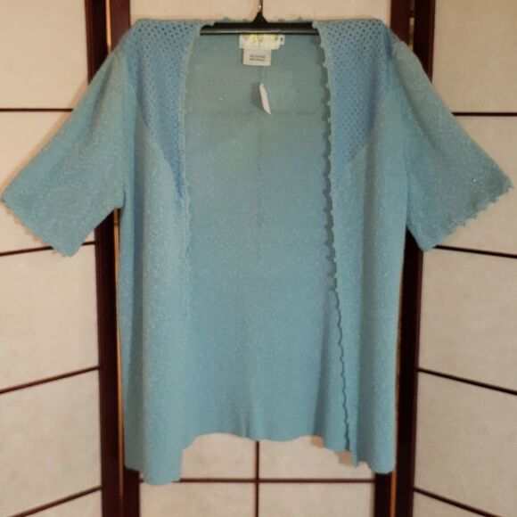 VNTG 70's DiCosta Baby Blue Sweater/Skirt Set - Picture 7 of 11